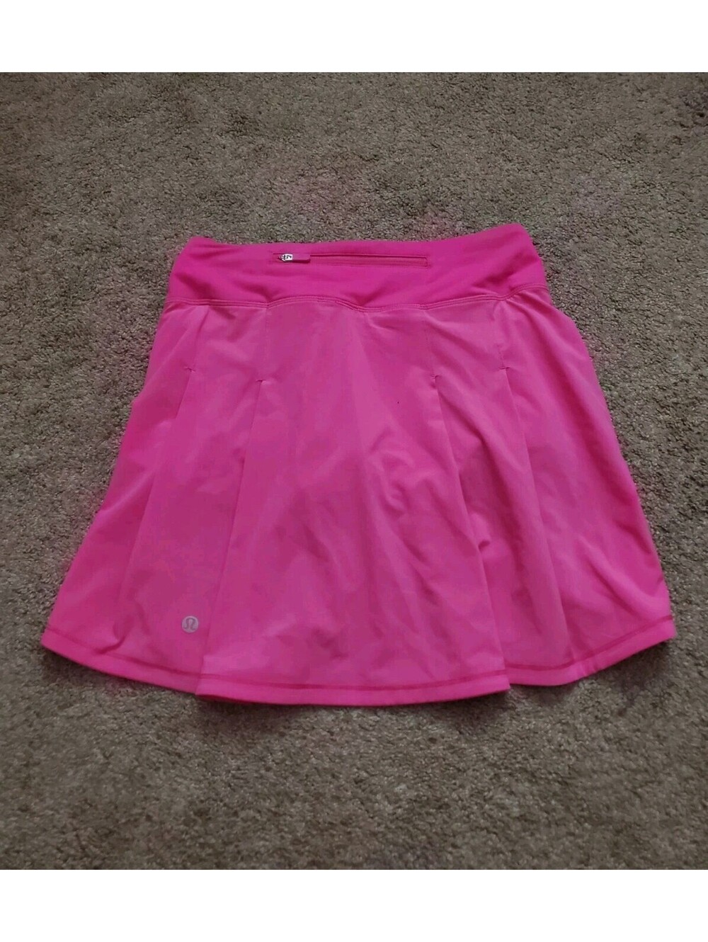 Lululemon Pace Rival Skirt Pink Size 2 Long Length Sporty Tennis Golf Raquetball